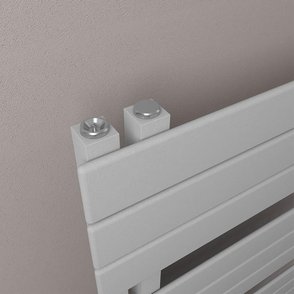 Eastbrook Helmsley Straight Vertical Designer Towel Rail in Matt Grey