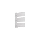 Eastbrook Helmsley Straight Vertical Designer Towel Rail in Matt White