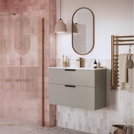 Aquarius Zanelli Towel Radiator in Brushed Bronze