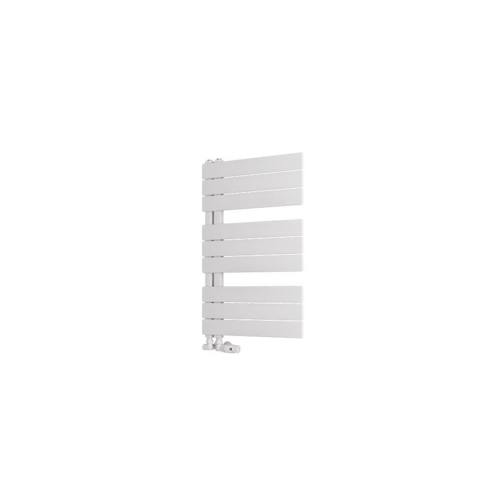 Eastbrook Helmsley Straight Vertical Designer Towel Rail in Matt White