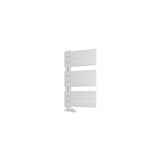 Eastbrook Helmsley Straight Vertical Designer Towel Rail in Matt White