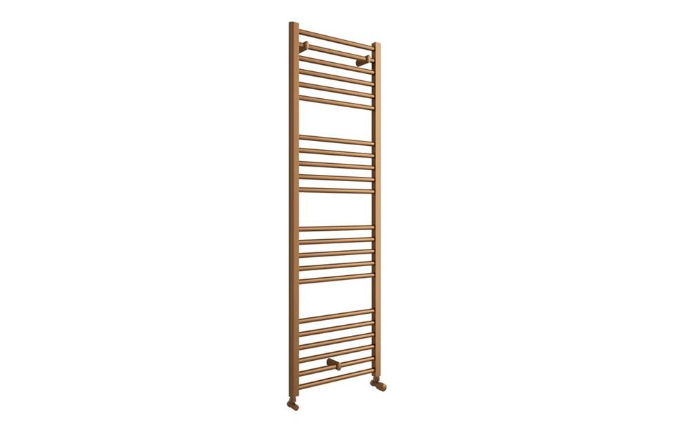 Aquarius Zanelli Towel Radiator in Brushed Bronze