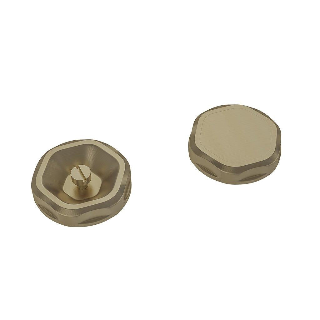 Eastbrook Bleed Valve and Blanking Plug Set - Brushed Brass